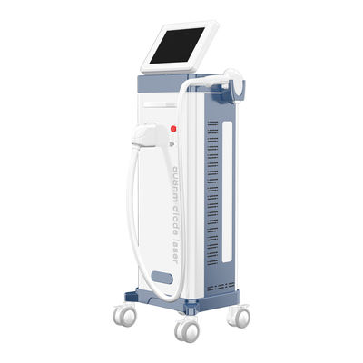 Fda zatwierdziła zaawansowaną pionową białą barwę Lightsheer Diod Laser Depilation Machine 808nm